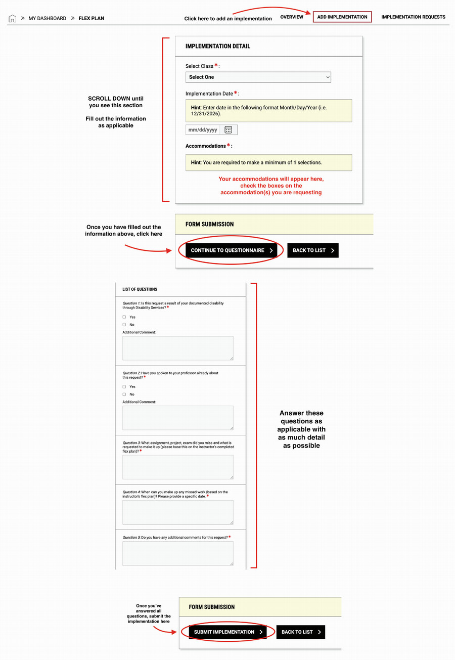 How to add an implementation with Flex Plan tutorial